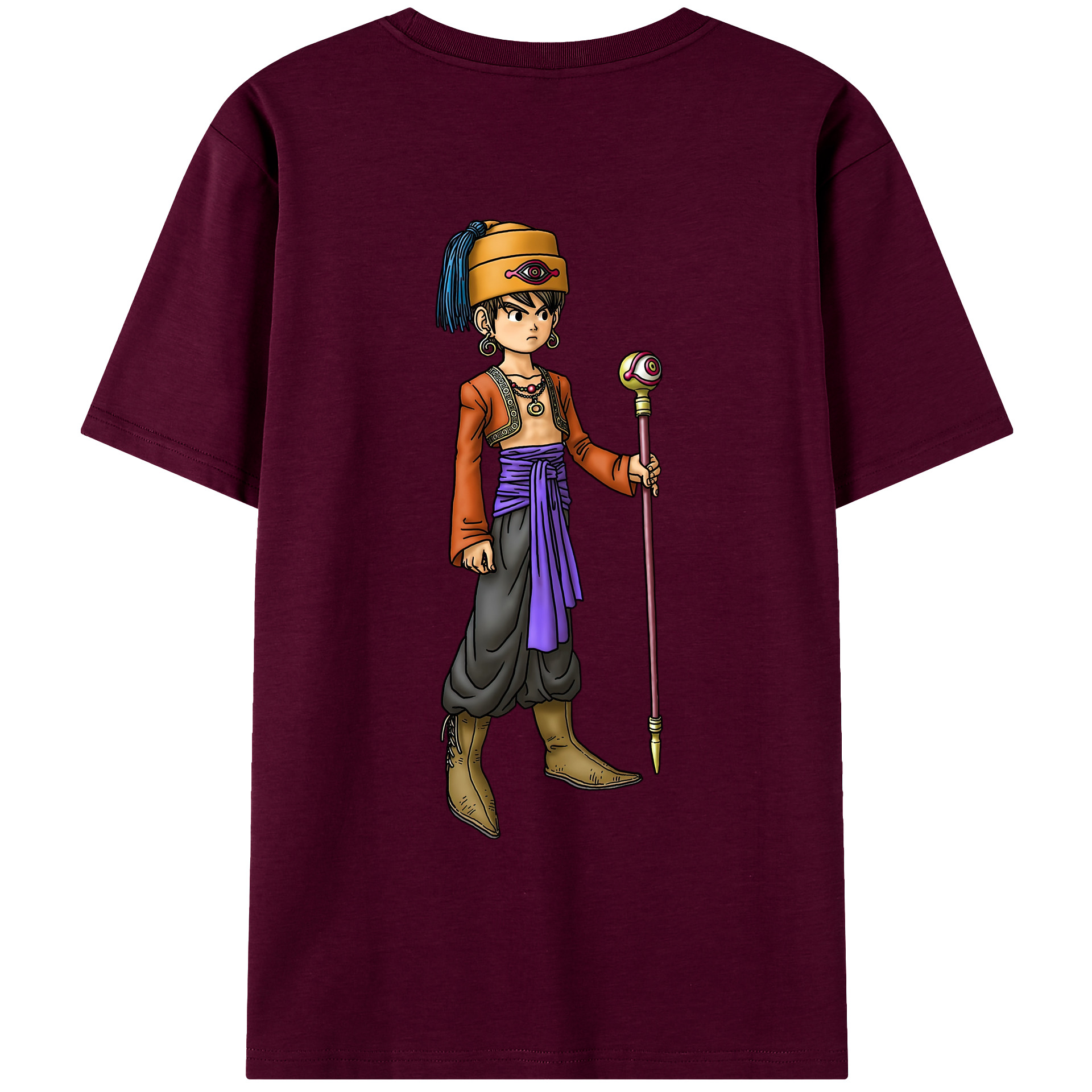 （画像用） ドラゴンクエスト Doragon Kuesuto Dragon Quest レディース半袖Tシャツ(バックプリント)